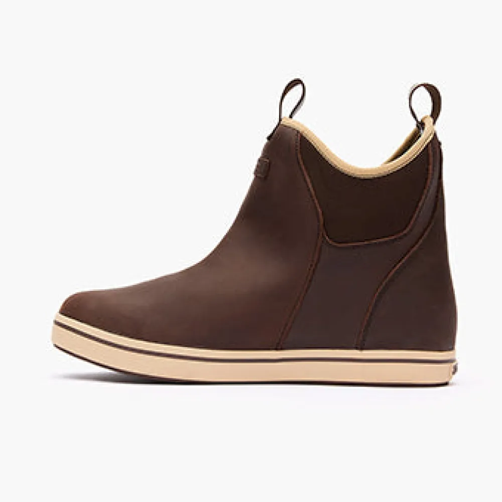 Men's 6 in Leather Ankle Deck Boot|XTRATUF Outlet