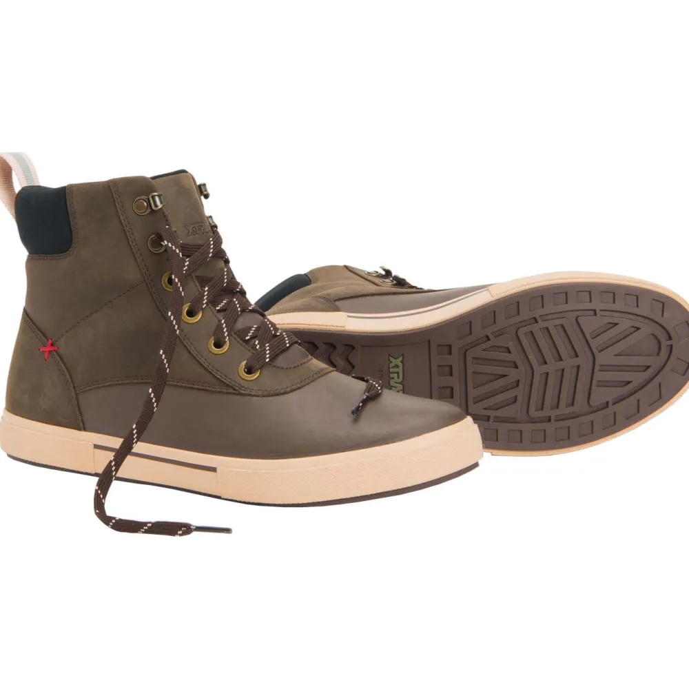 Men's 6 in Leather Lace Ankle Deck Boot|XTRATUF