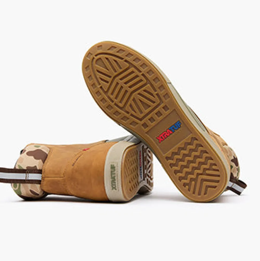 Men's 6 in Leather Lace Ankle Deck Boot|XTRATUF Hot