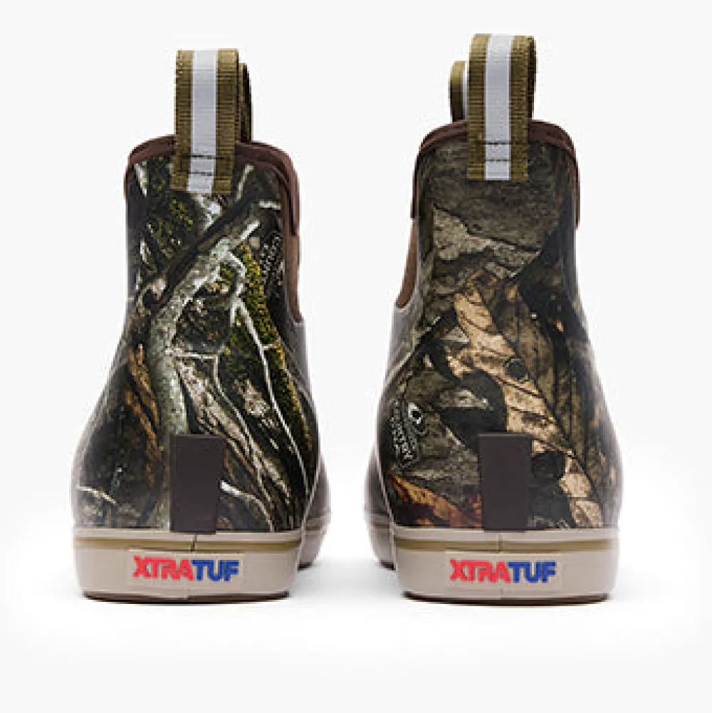 Men's Mossy Oak® Country DNA 6 in Ankle Deck Boot|XTRATUF Outlet