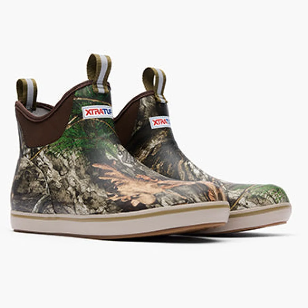 Men's Mossy Oak® Country DNA 6 in Ankle Deck Boot|XTRATUF Outlet