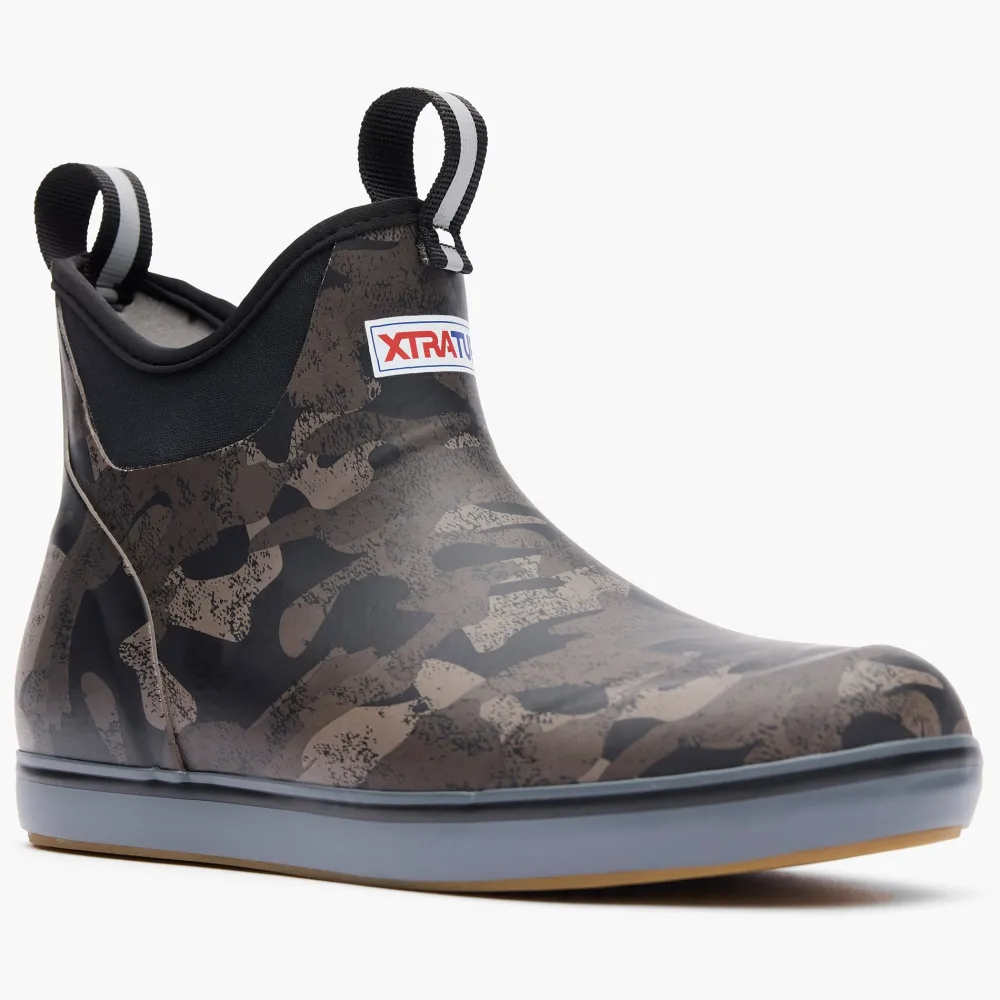 Women's 6 in Black Ankle Deck Boot|XTRATUF Outlet