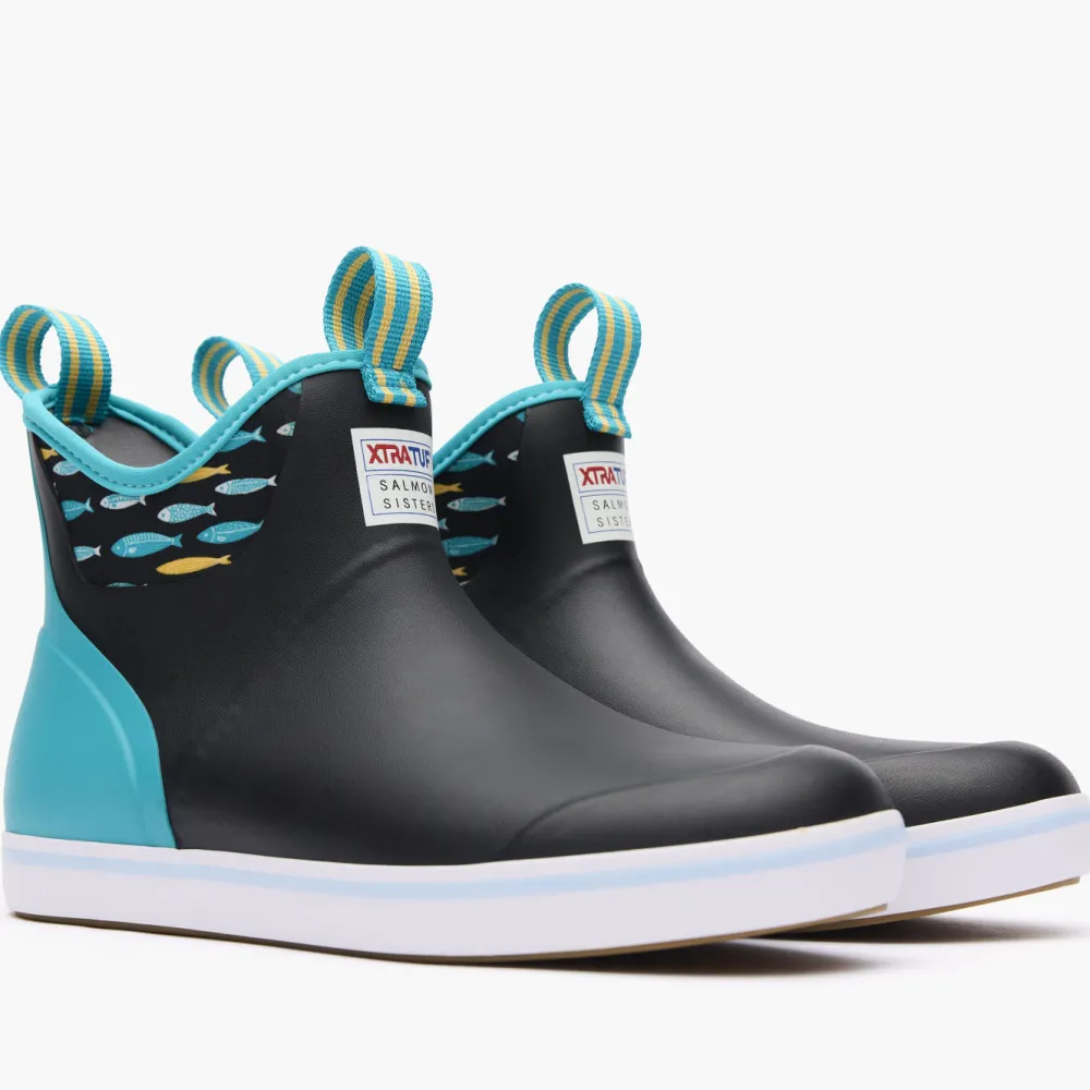 Women's Salmon Sisters 6 in Ankle Deck Boot|XTRATUF Hot